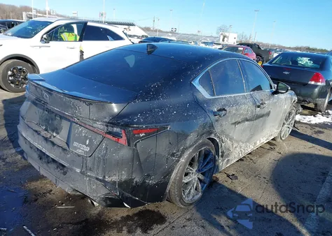 2024 Lexus Is 350 F Sport из США, поврежденный, VIN JTHGZ1E27R5033564